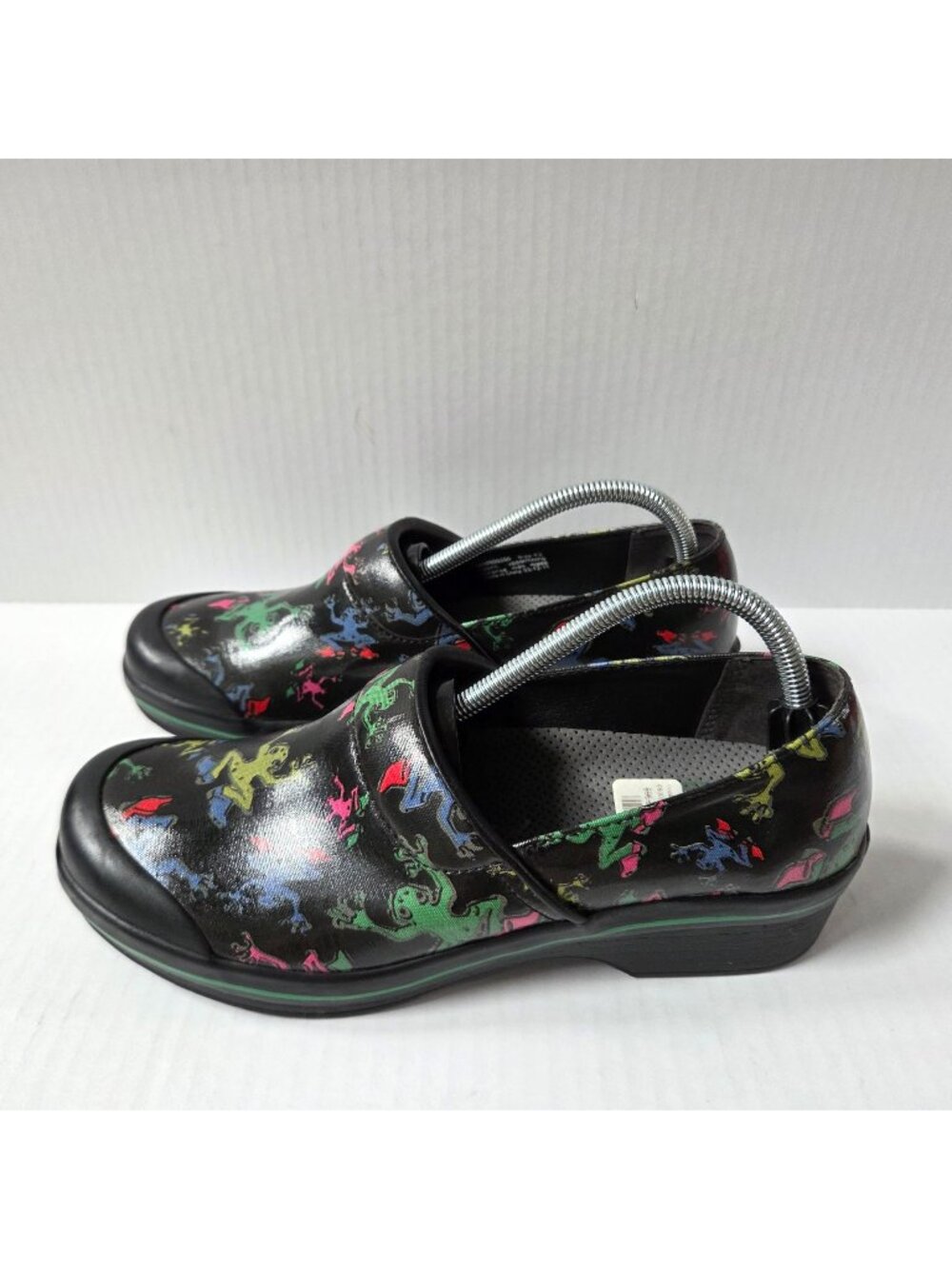 Dasko Shoes 42 / 11.5 12 Black Volley Coated Canvas Frog Waterproof Comfort Clog
